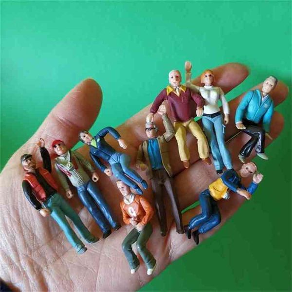 10 zufällige süße Menschen/Miniaturen-Jungs/schöne Figuren/Feen-Gartenzwerg/Terrarium/Statue/Wohndekoration/Puppenhaus-Dekor/Modell/Spielzeug 210804