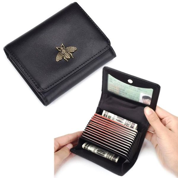 

card holders women men credit id holder case extendable business bank cards bag small wallet coin purse carteira mujer male 12card slots, Brown;gray