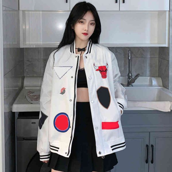 

men's jackets nik hooded jackets baseball uniform long sleeve embroidery jacket coat embroidered coats windbreaker splicing zipper card, Black;brown