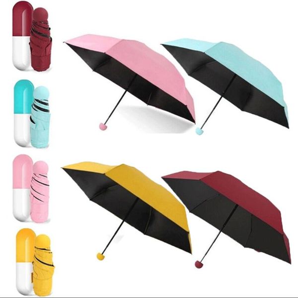 

umbrellas umbrella mini light small pocket anti-uv folding compact cases