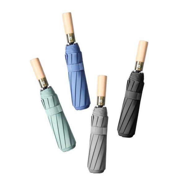 

umbrellas yryp brand man three fold umbrella automatic family travel paraguas woman windproof large female male parasol