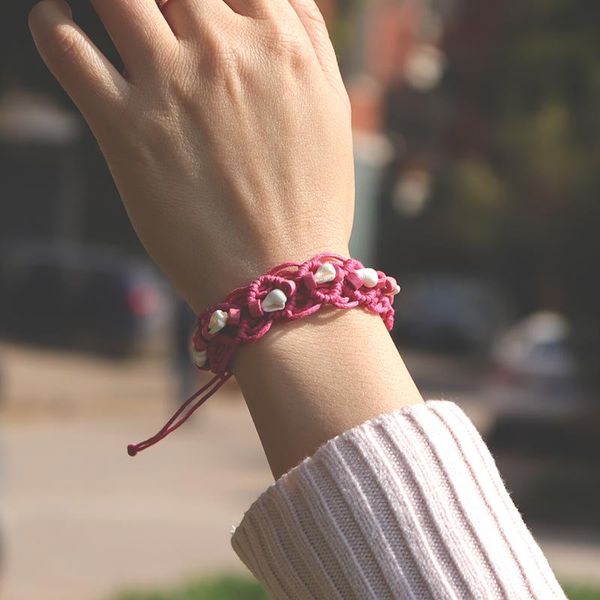

charm bracelets bohemia conch couple bracelet handmade braided adjustable thick rope braclet summer beach men women jewelry accessories, Golden;silver