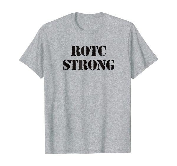 

veterans rotc strong military t-shirt, White;black