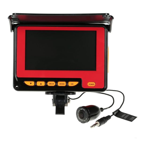 

1000tvl underwater camera for fishing finder video fish finder kit 4.3 inch lcd monitor 20m cable 12 ir leds visual camera