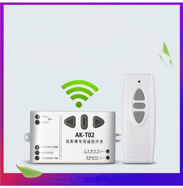 

remote controlers ac 220v 315mhz 433mhz wireless control switch for reversing motor garage door/shutter door/electric curtain