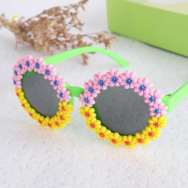 

children sunglasses lovely anti ultraviolet glasses fashion funny trend polarized cartoon toy, Blue