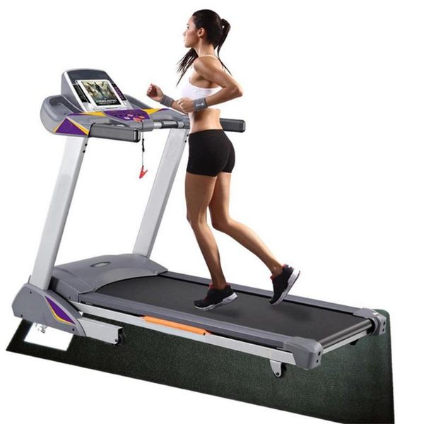 

accessories treadmill pad multifunctional wear-resistant cushion exercise shockproof mat black protect floor sound insulation