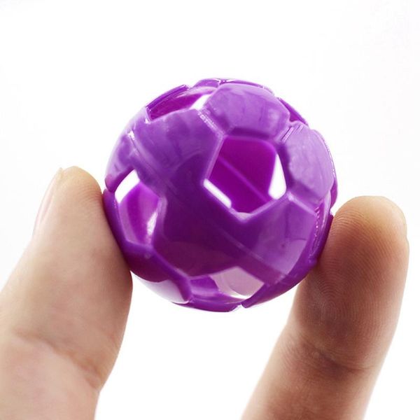 

cat toys 5pcs random color football ball toy funny interactive hollow out 4cm plastic chase legendog