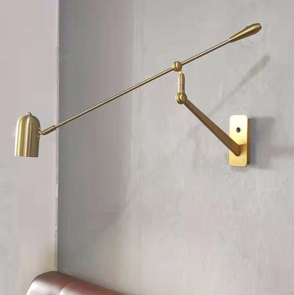 

wall lamps industry retro led lamp angle adjustable bedroom bedside reading living room decoration study iron light fixtures