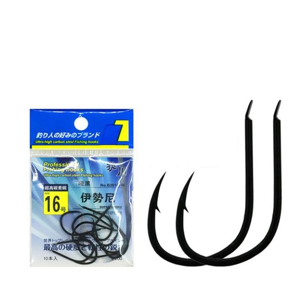 

fishing hooks 10pcs/bag high carbon steel fish hook barbedseries in fishhooks worm pond a for big things barbed