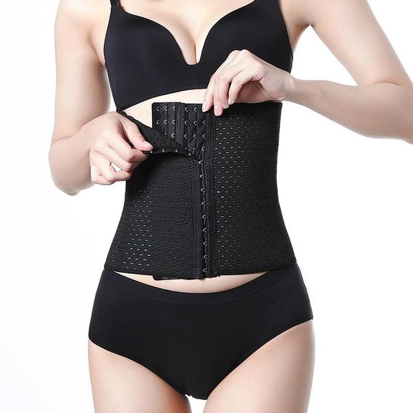

women's shapers women waist trainer slimming belts tummy belly slimmer reducing sheath steel boned shapewear 25cm, Black;white