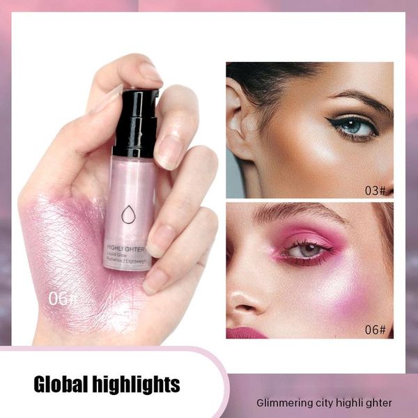 

bronzers & highlighters makeup highlighter powder waterproof high light contouring brighten shimmer eye shadow grooming face cosmetics