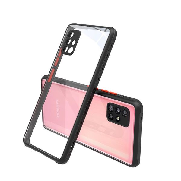 

cell phone pouches for samsung a51 5g case tire pattern smooth transparent back cover galaxy luxury wheels precise hole