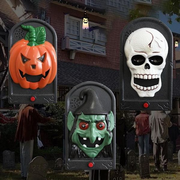 

doorbells funny halloween doorbell contact sounds led light control decorations