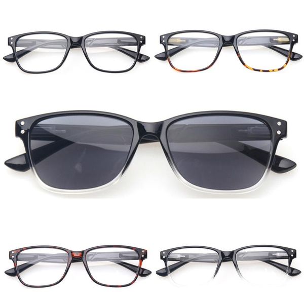 

sunglasses reading glasses spring hinge men's and women's fashion reader includes, White;black