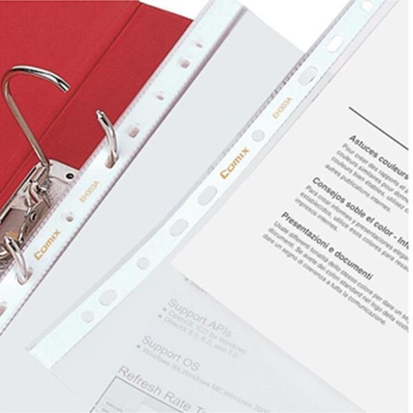 

business card files document bags a4 file cases 11 holes transparent data protection office supplies