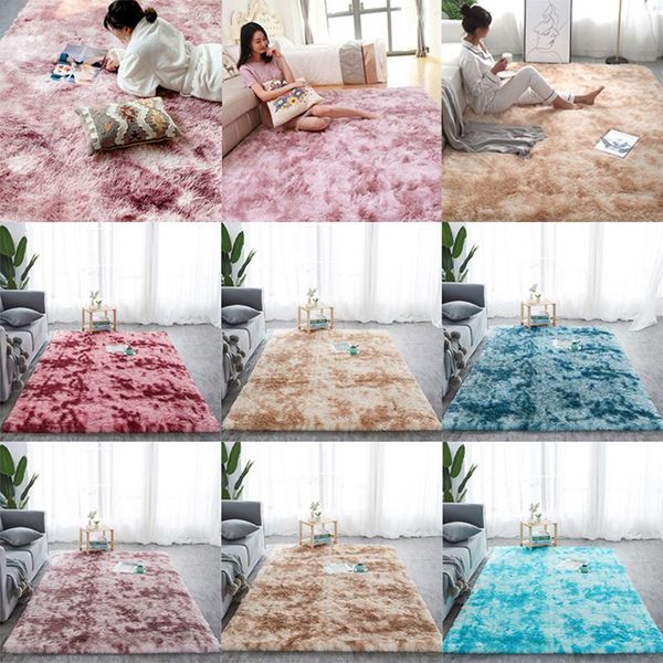 

carpets shaggy tie-dye carpet printed plush floor fluffy mats area rug living room