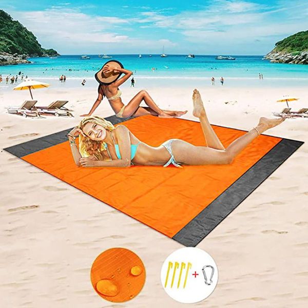 

camping tent waterproof mat oxford cloth damp mat oversized picnic barbecue outdoor camping travelig relax rest durable mats