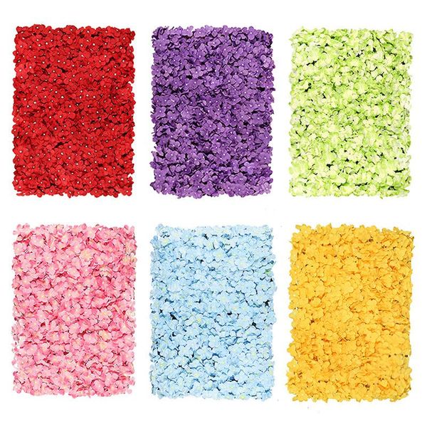 

decorative flowers & wreaths 40*60cm artificial flower wall silk rose hydrangea wedding decoration for el home baby shower backdrops decor