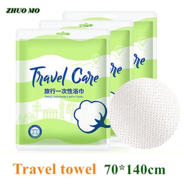 

towel 6pcs 70*140cm large thickened non-woven bath beach towels quick dry sport for travel hiking camp gym disposable