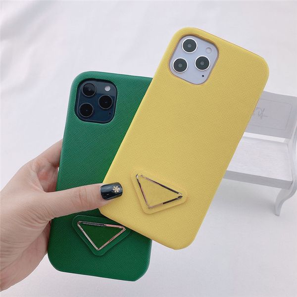 

designer fashion phone cases for iphone 14 14pro 14plus 13 12 11 Pro XR XS Max PU leather shell Samsung Galaxy s20 s21 s22 s23 NOTE 10 20, Yellow