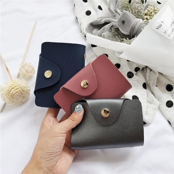 

card holders women wallets small fashion leather purse ladies bag for 2021 clutch female money clip wallet, Brown;gray