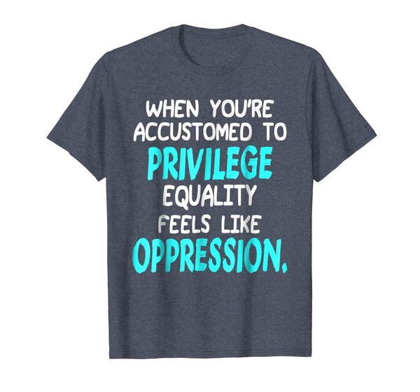 

white privilege oppression and equality t-shirt, White;black