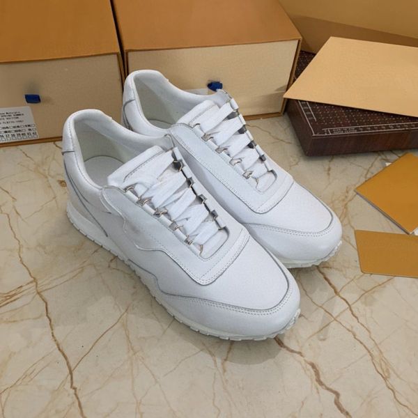 

Men Women Designer Sneakers Shoes Luxury Leather Casual Shoes Mesh Up Fashion Mixed Color Shoes Sneaker On Sale, 2 no box