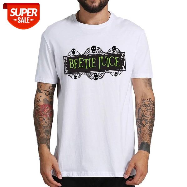 

beetlejuice t shirt american comedy horror film skull tshirt novelty print comfortable 100% cotton tee eu size #ni98, White;black