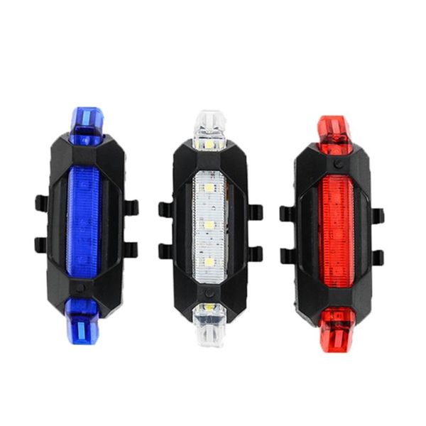 

bike bicycle light led taillight rear tail safety warning cycling portable light usb style rechargeable bike accessories