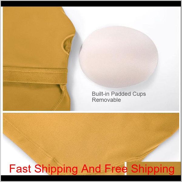 

l-89 tank women yoga bra shirts sports vest fitness underwear solid color lady with removable cup qylygv home2006, White;red