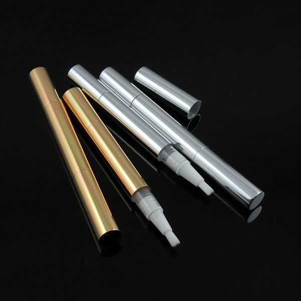 

storage bottles & jars wholesale 3ml aluminum tube nail nutrition oil pen rotating sub-package essential oil/essence bottle