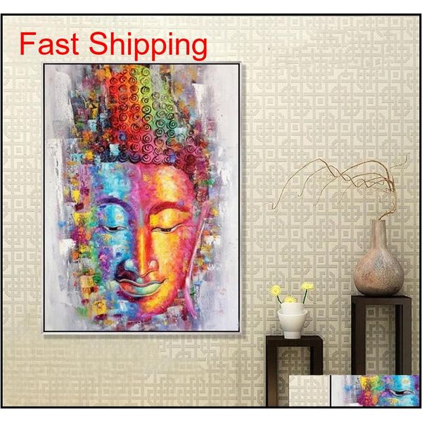 

buddha canvas painting picture wall art home decoration hand painted modern abstract oil painting on canvas gift un qylloq bdenet