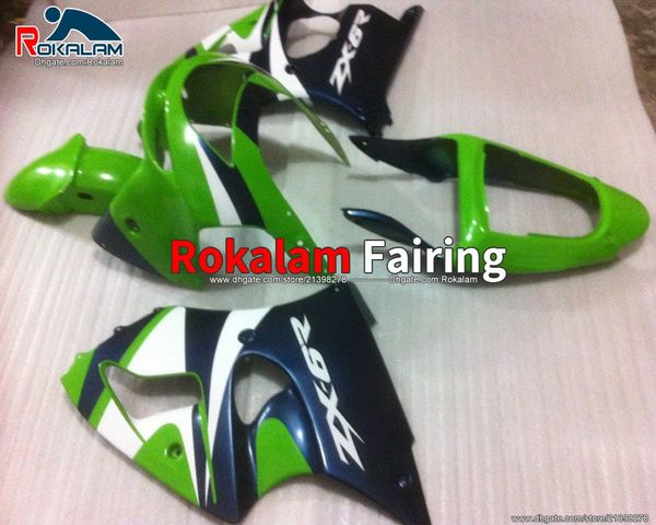 Para Kawasaki Ninja ZX6R ZX-6R Fairings Kit 98 99 1998 ZX 6R ZX 6 R Peças de Feira de Motocicleta