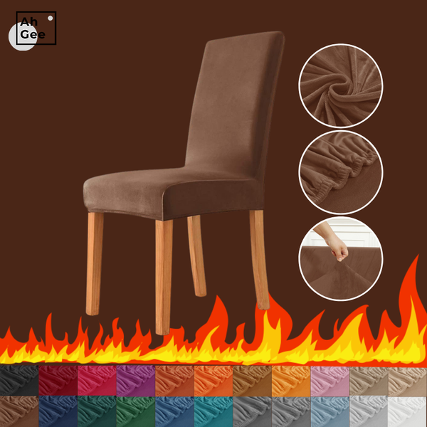 

velvet chair covers dinner room set of 6 plain covers for chairs for kitchen elastic chair cover stretch spandex cover