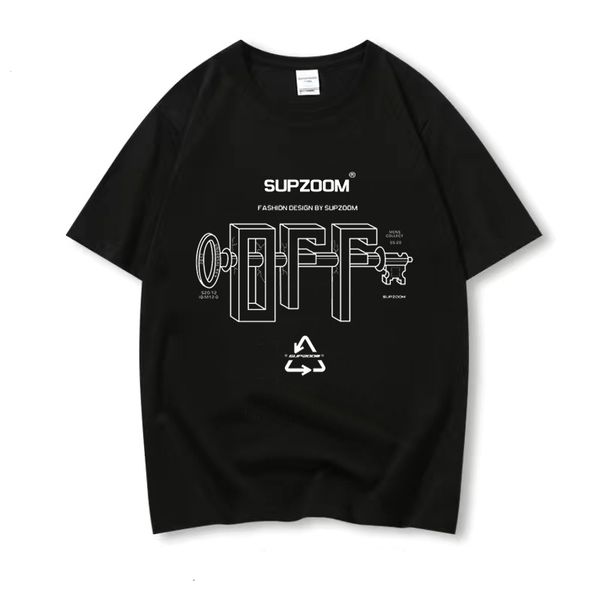 

2021 new arrival upstairs selling 3d t-shirt short o-neck au51, White