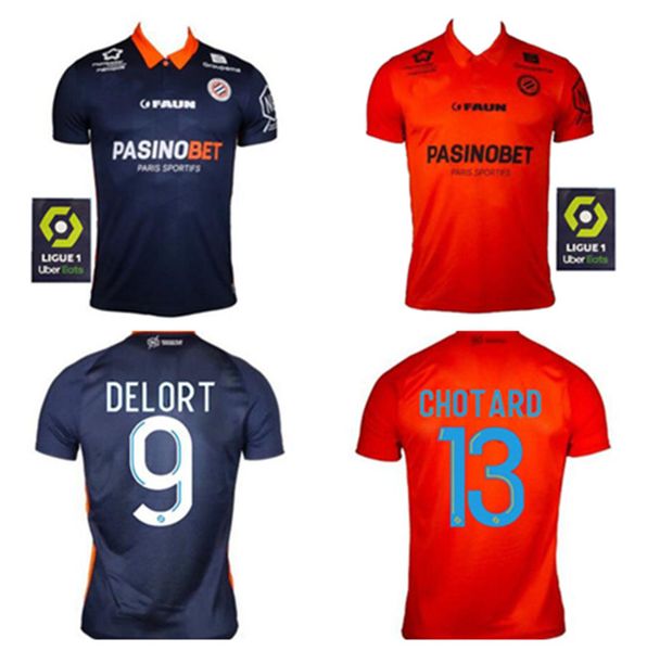 

soccer jersey 20/21 maillot de foot thai football shirt 21 home and away stadium blue orange delot savanier lecomte traud jothad fo, Black;yellow