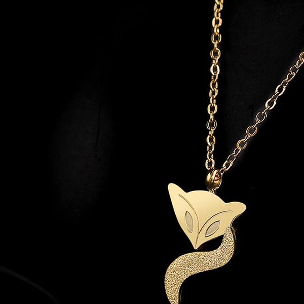 

pendant necklaces not fade titanium steel necklace for women men couple jewelry clavicle chain choker neklace fashion gifts, Silver