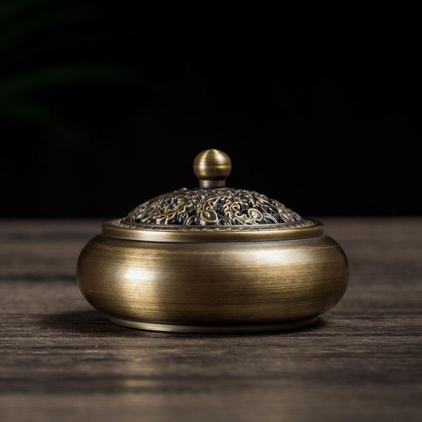 

fragrance lamps cones brass copper incense burner bronze metal aromatic diffuser car smell cheiro para casa home decor kk60xl