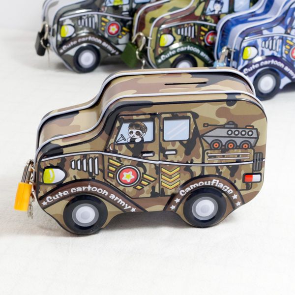 

cartoon iron eye look potato box with slot metals etui camouflage young car sparrow gifts learn paper