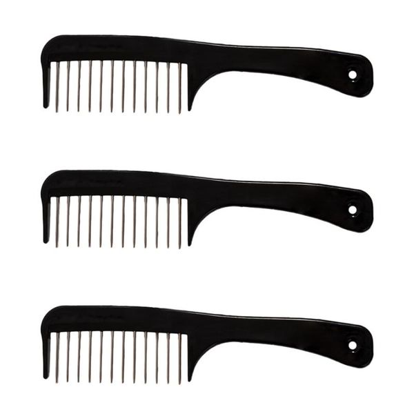 

hair brushes 3pcs practical hairdressing combs salon haircut styling, Silver