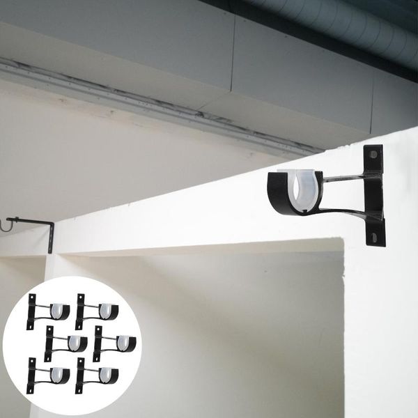 

curtain & drapes 1 set rod special fixed supports single base racks brackets