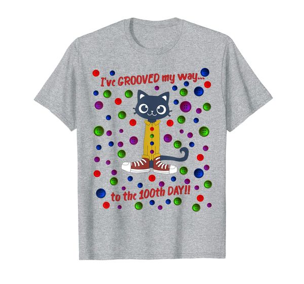 

Cat Grooved 100 Days Of School Shirt Adorable Gift Costume, Mainly pictures