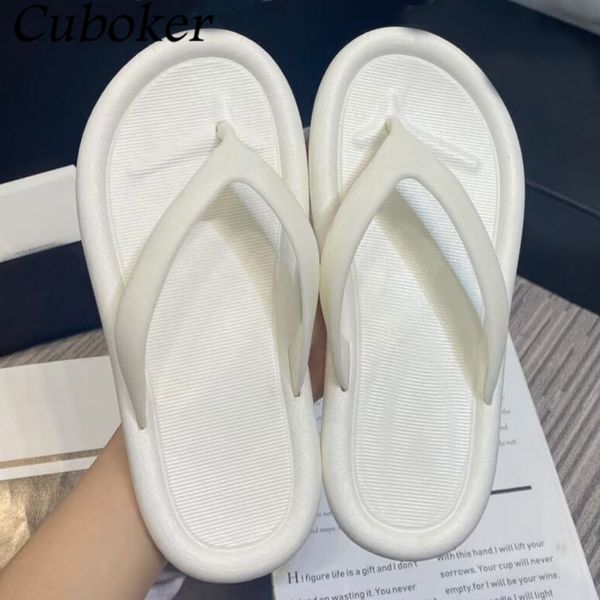

luxury brand flip flops women summer vacation beach rubber flat causal slippers round and square toe ladies slides mujer 60% off store onlin, Black