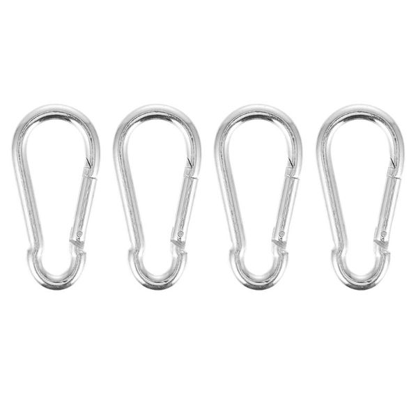 

cords, slings and webbing 4pcs bearing carabiners keychain pulley steel buckle connection outdoor camping climbing hiking d-ring hooks