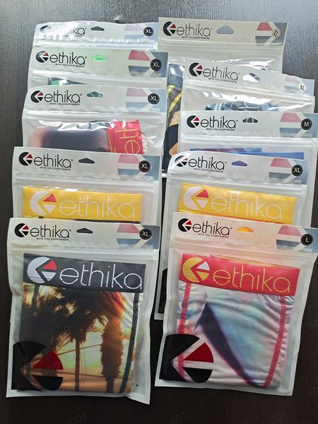 

new mens underwear ethika men boxers men's underwear cueca ethika boxers quick dry skateboard street fashion ethika underpants fast del, Black;white