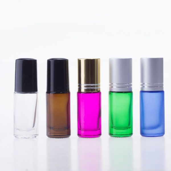 

5ml gradient roller essential oil perfume glass bottle