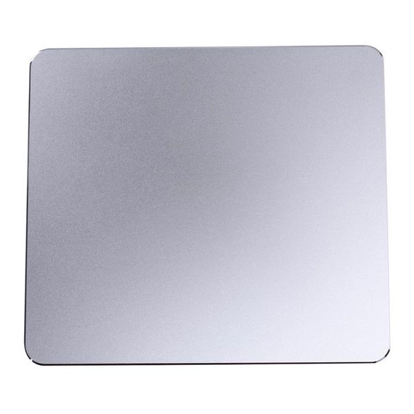 

mouse pads & wrist rests 180x160mm aluminum alloy non-slip gaming pad mat double sided accurate control mousepad for pc side pads(silv