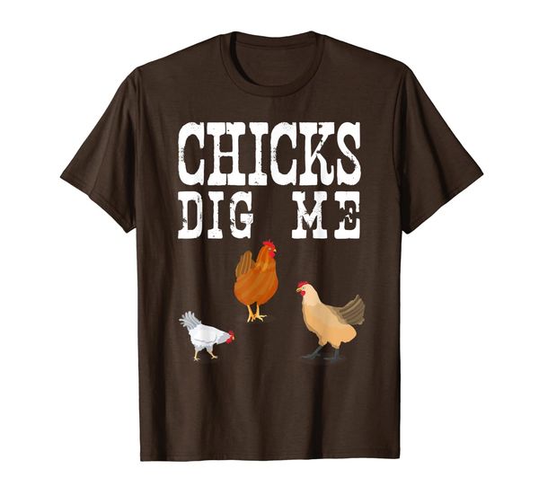 

Chicken Farmer Shirt Funny Chicks Dig Me Farming Gift TShirt, Mainly pictures