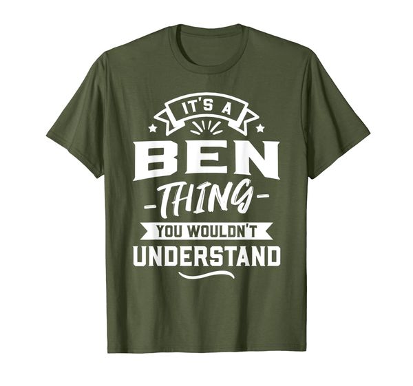 

It' A Ben Thing You Wouldn't Understand Forename Funny Gift T-Shirt, Mainly pictures